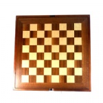 Oak wood style international chessboard