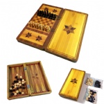 wooden chess game